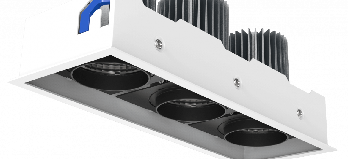 Recessed multiple downlight