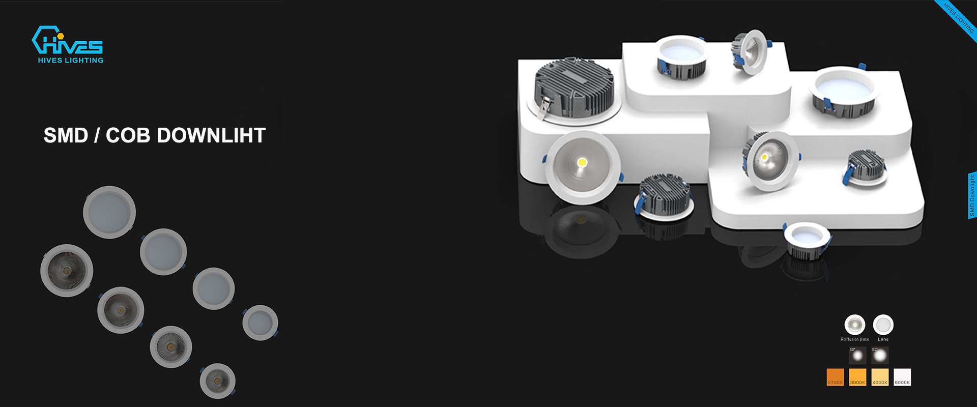 Downlights for bathroom