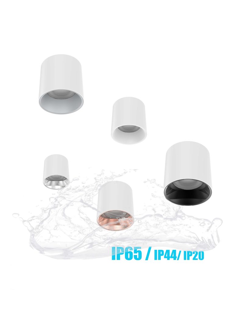 Surface mount downlight ip65
