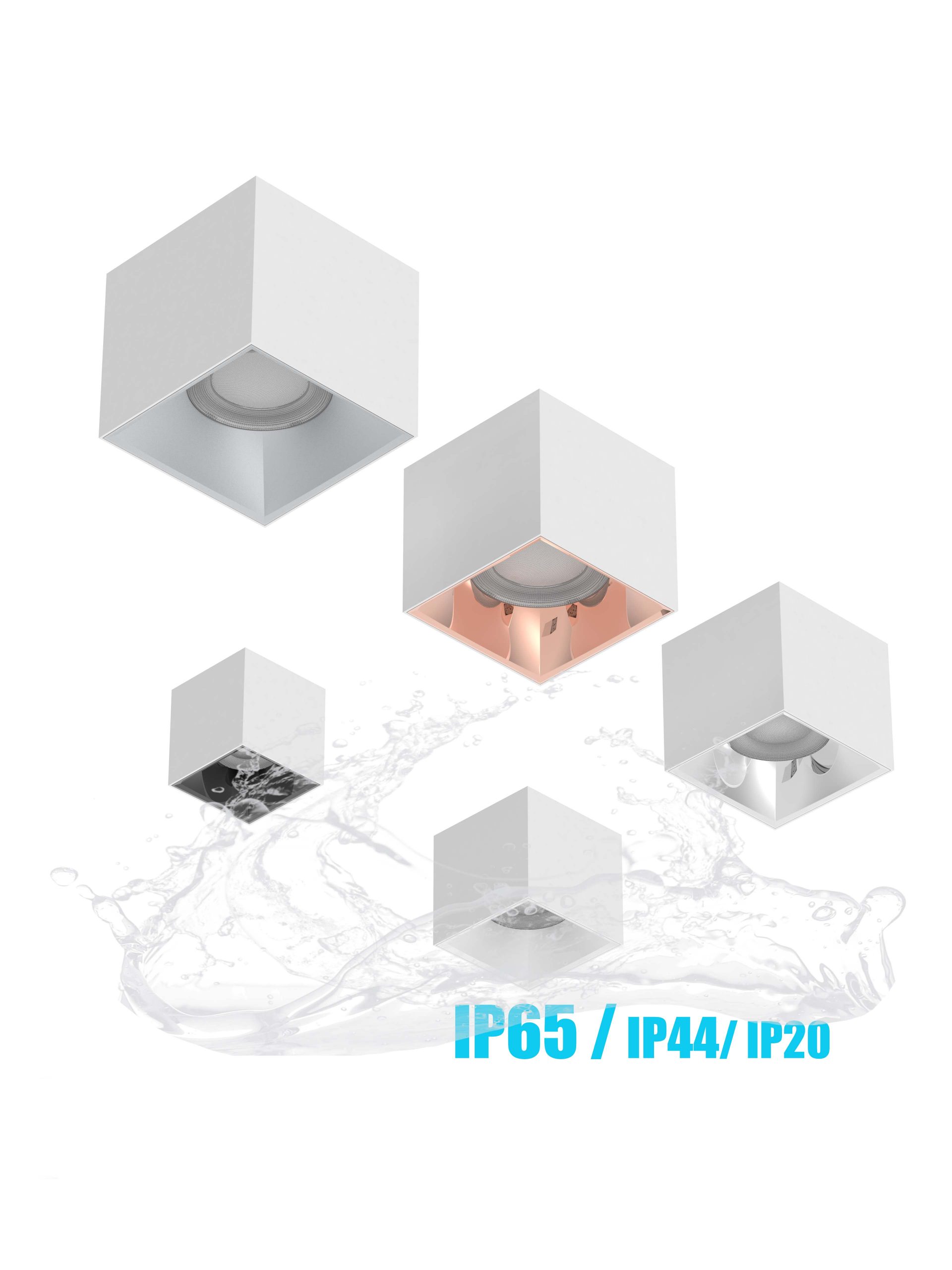 Surface mount downlight