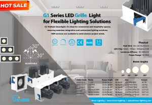 Led grille downlight